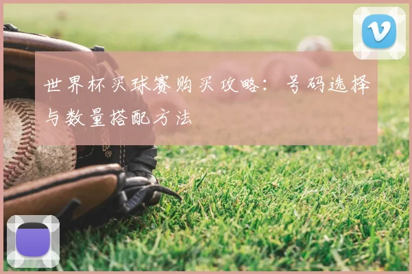 世界杯买球赛购买攻略：号码选择与数量搭配方法