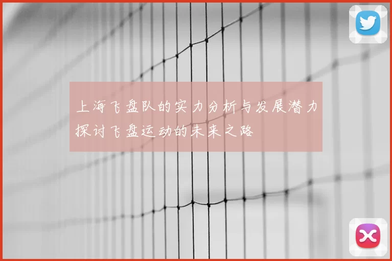 上海飞盘队的实力分析与发展潜力探讨飞盘运动的未来之路